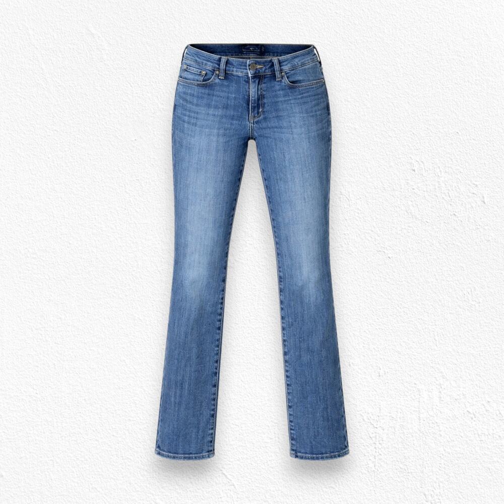 Lucky Brand Medium Wash Low Rise Ankle Cropped Sweet Straight Jeans Size 2